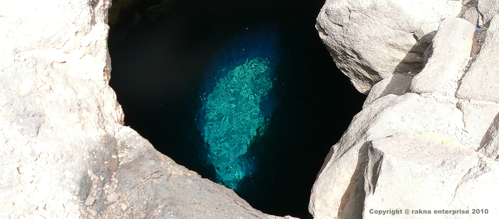 Kapverdische-Insel-Sal-Norden der Westen Blue Eye