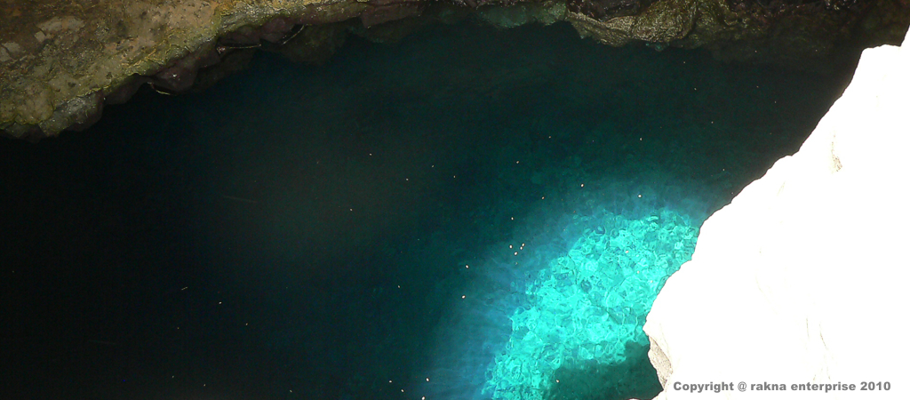 Kapverdische-Insel-Sal-Norden der Westen Blue Eye