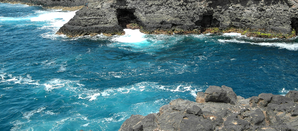 Kapverdische-Insel-Sal-Norden der Westen Blue Eye