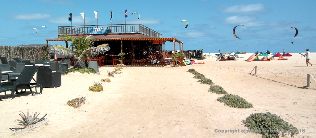 Kapverden Insel Sal Kitebeach Mitu-Djo