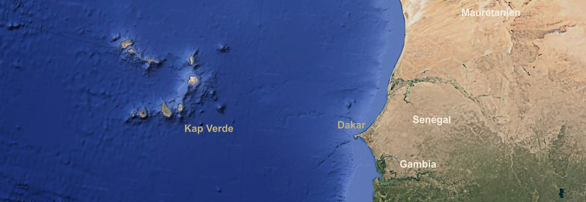 Cabo Verde Ilhas :: Kapverdische Inseln :: Cape Verde Islands Bild Quelle Google Erath